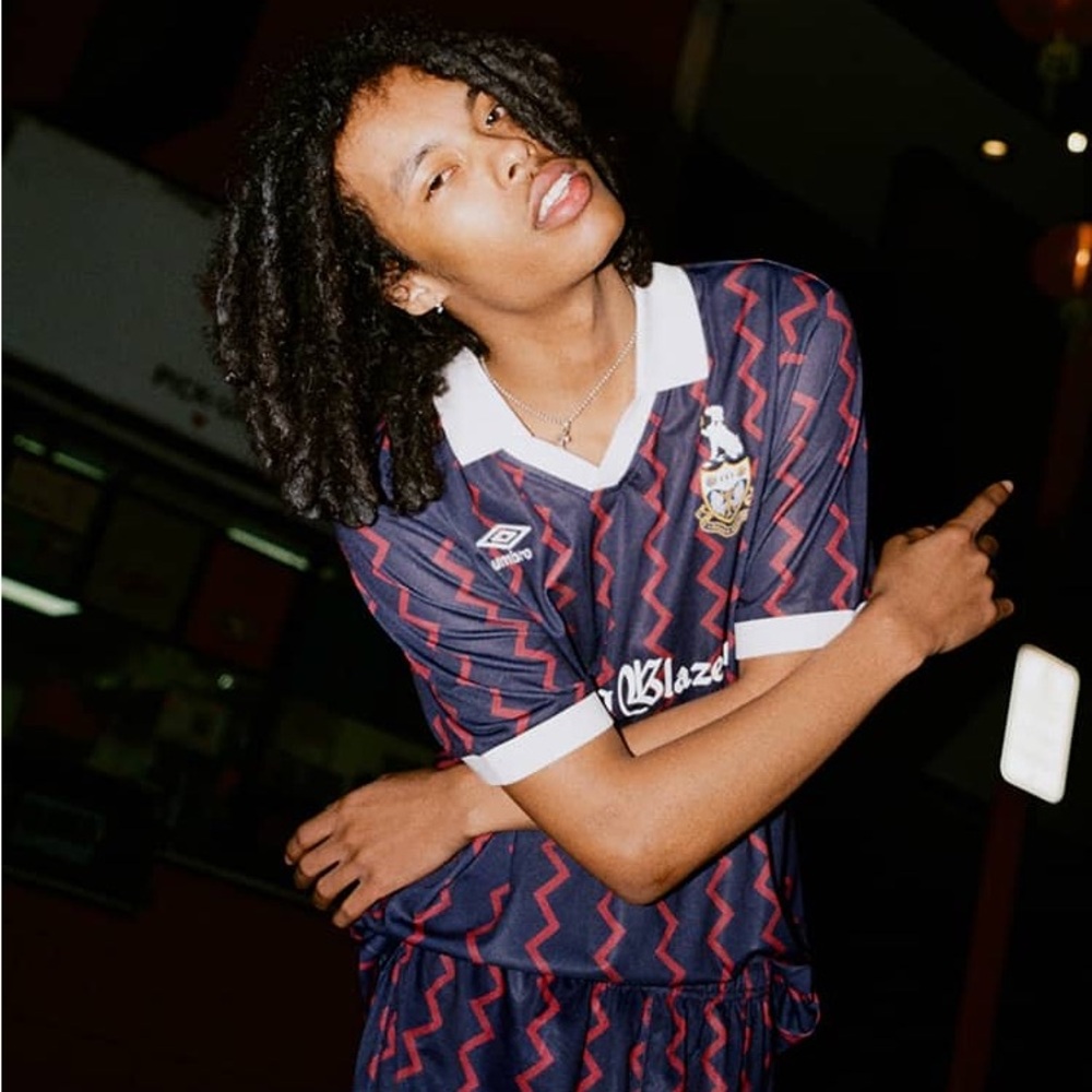 Rowing Blazers x Umbro Football Soccer Jersey Unisex Medium M Striped
